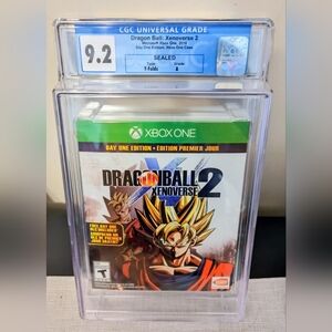 Graded Dragonball Z Xenoverse 2 -(Microsoft Xbox One) CGC sealed graded 9.2/A